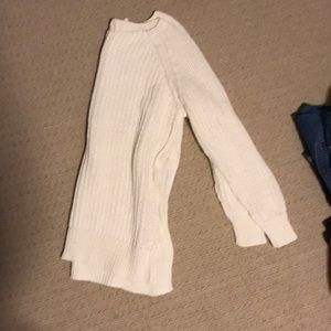 Babaton White Knit Sweater